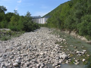 lavori alla diga di mignano valtolla