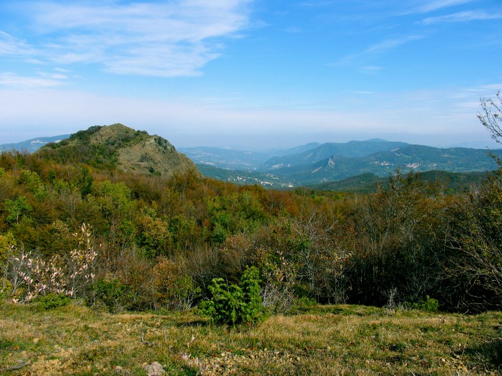 la vista panoramica dai monti del lama..
