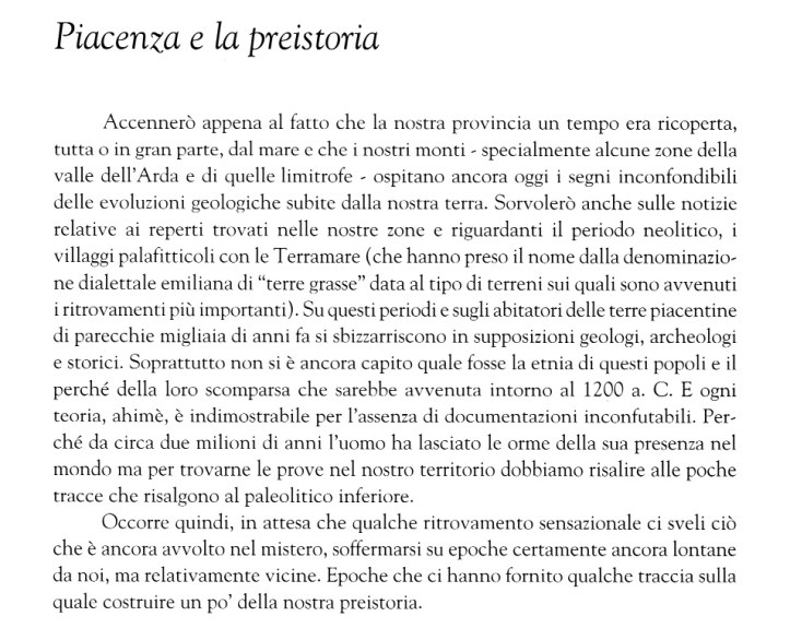1-LIGURI NEL PIACENTINO la preistoria