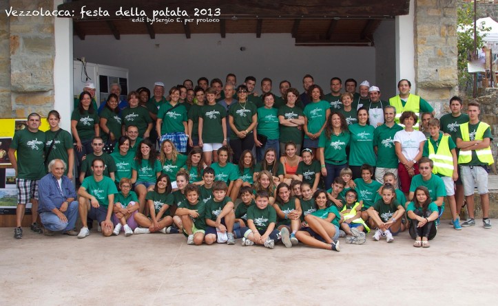 alcuni volontari della proloco di Vezzolacca 2013
