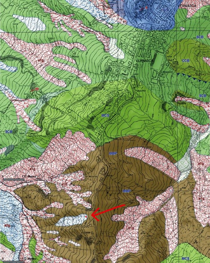 cartina geologica vernasca