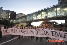 Fiorenzuola, corteo contro la chiusura dell'ospedale ©Bisa_ilPiacenza
