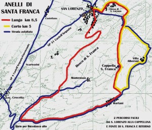 cartina anelli San Lorenzo